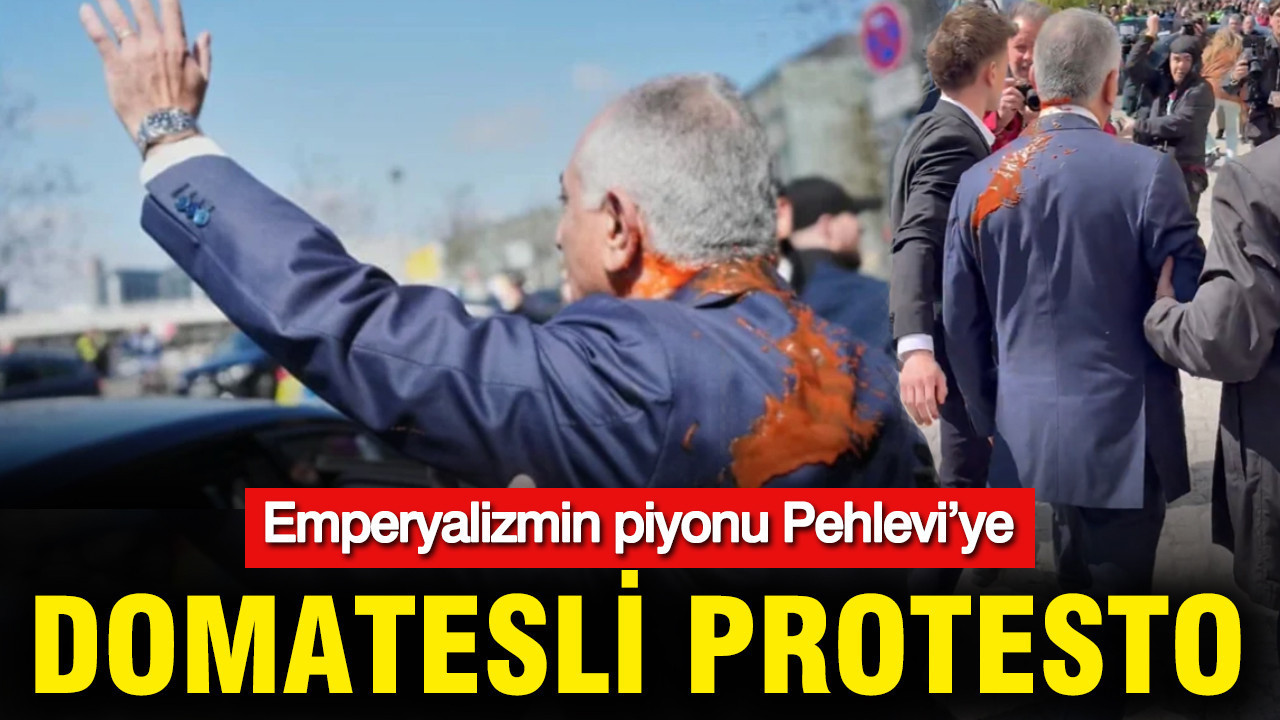 İran’ın Devrik Şahının Oğluna Yapılan Domatesli Protesto